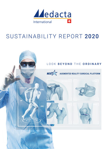Thumbnail Medacta Group Sustainability Report 2020
