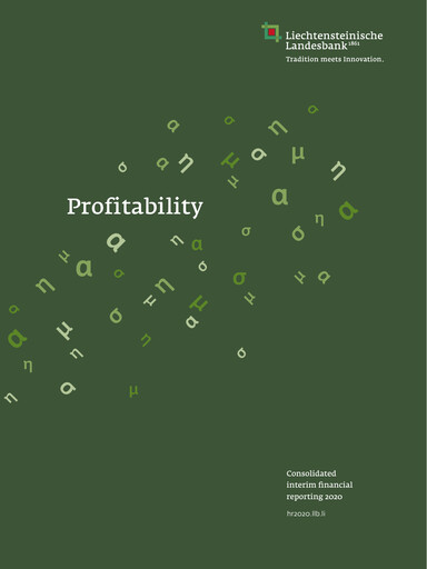 Thumbnail LLB (Liechtensteinische Landesbank) Financial Report 2020-h1
