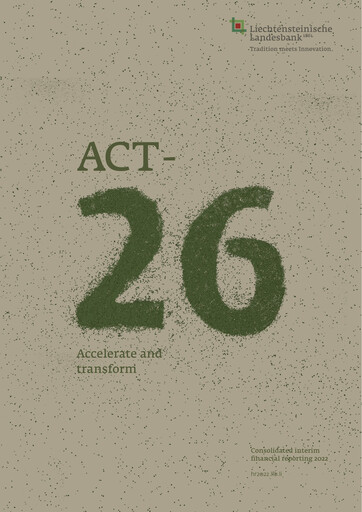 Thumbnail LLB (Liechtensteinische Landesbank) Financial Report 2022-h1