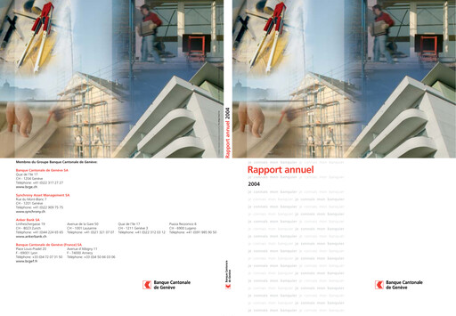 Vorschaubild Banque Cantonale de Genève Jahresbericht 2004