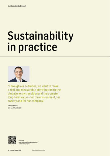 Thumbnail Burckhardt Compression Sustainability Report 2021