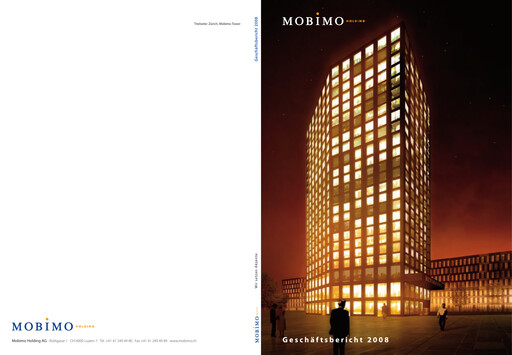 Thumbnail Mobimo Holding Annual Report 2008