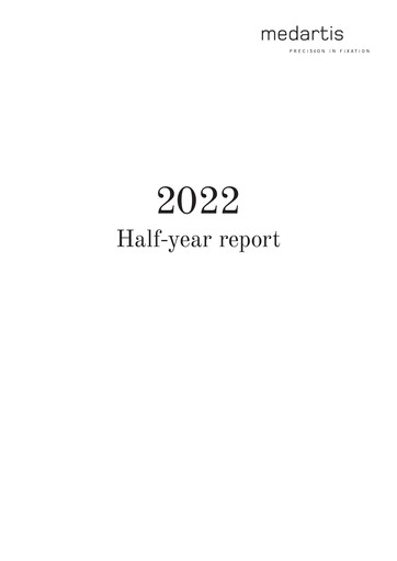 Vorschaubild Medartis Holding Halbjahresbericht 2022-h1