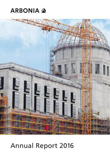 Thumbnail Arbonia Annual Report 2016