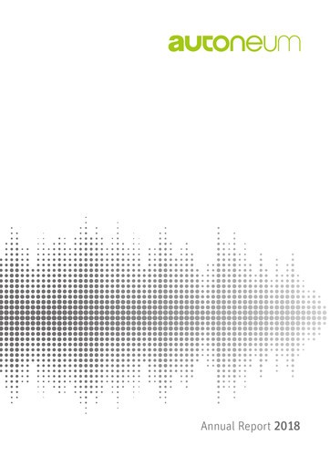 Thumbnail Autoneum Holding Annual Report 2018