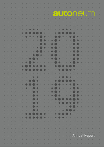 Thumbnail Autoneum Holding Annual Report 2019