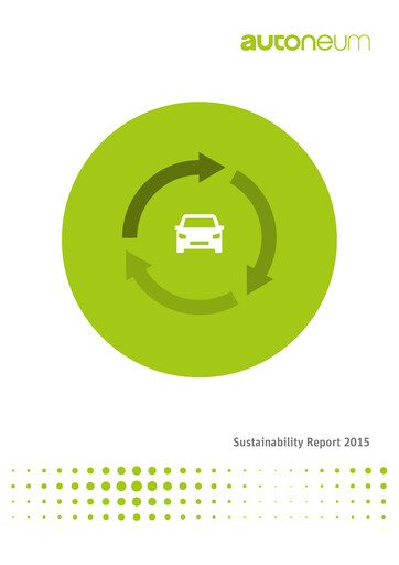 Thumbnail Autoneum Holding Sustainability Report 2015