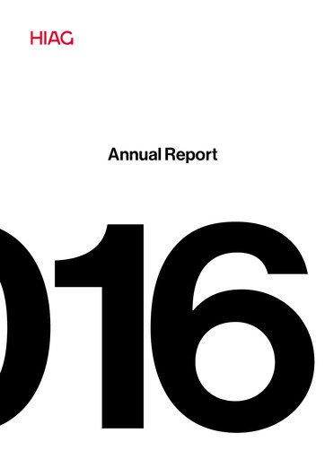Thumbnail HIAG Immobilien Annual Report 2016