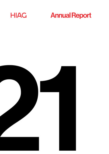 Thumbnail HIAG Immobilien Annual Report 2021