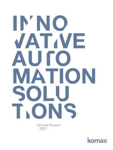 Vorschaubild Komax Holding Jahresbericht 2021