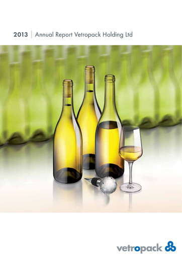 Thumbnail Vetropack Annual Report 2013