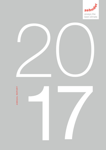 Thumbnail Zehnder Group Annual Report 2017