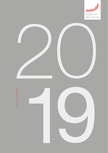 Thumbnail Zehnder Group Annual Report 2019