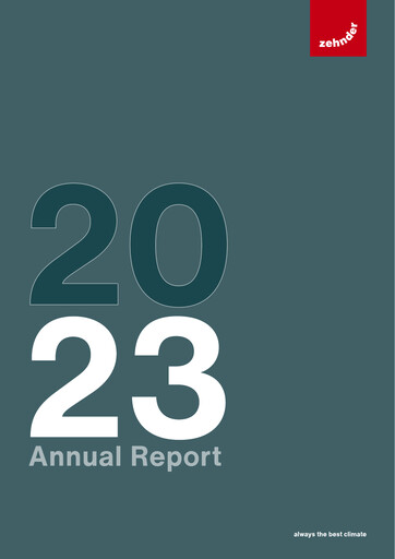Thumbnail Zehnder Group Annual Report 2023