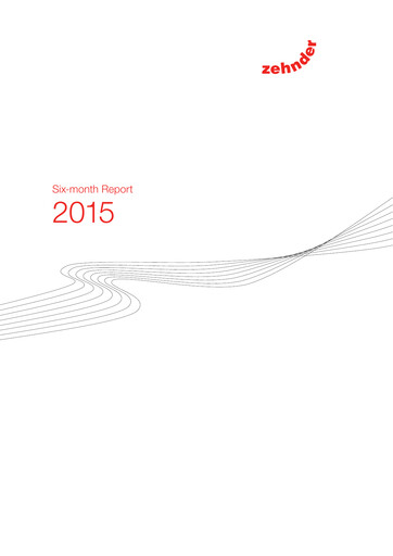 Miniature Zehnder Group Rapport semestriel 2015-h1