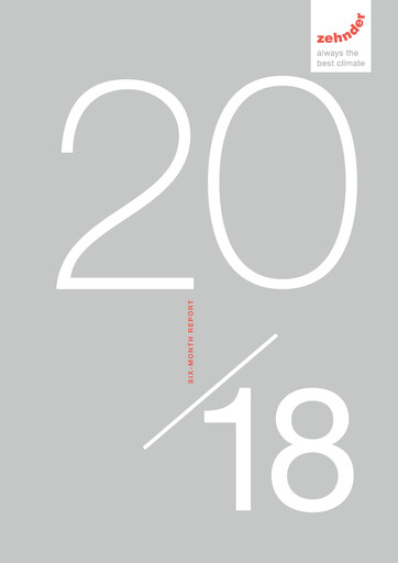 Miniature Zehnder Group Rapport semestriel 2018-h1