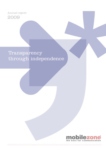 Thumbnail mobilezone Holding Annual Report 2009