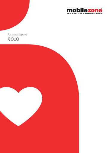 Thumbnail mobilezone Holding Annual Report 2010