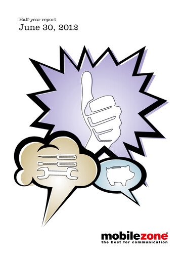 Vorschaubild mobilezone Holding Halbjahresbericht 2012-h1