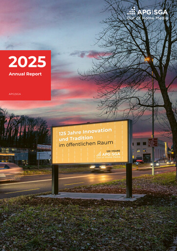 Miniature APG|SGA Rapport annuel 2025