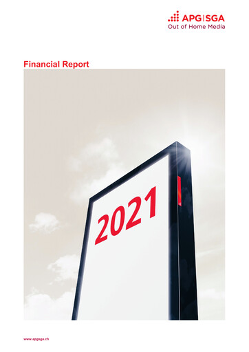 Thumbnail APG|SGA Financial Report 2021
