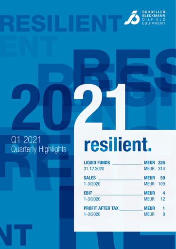 Thumbnail Schoeller-Bleckmann Oilfield Equipment Quarterly Report 2021-q1