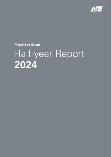 Thumbnail Metall Zug AG Half-year Report 2024-h1