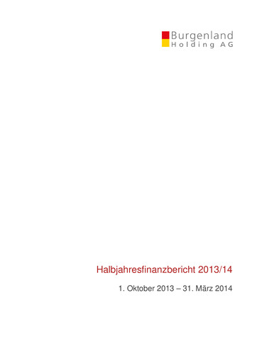 Thumbnail Burgenland Holding Half-year Report 2013-h1