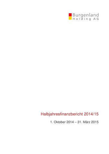 Thumbnail Burgenland Holding Half-year Report 2014-h1