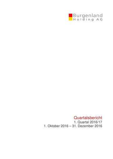 Thumbnail Burgenland Holding Quarterly Report 2016-q1