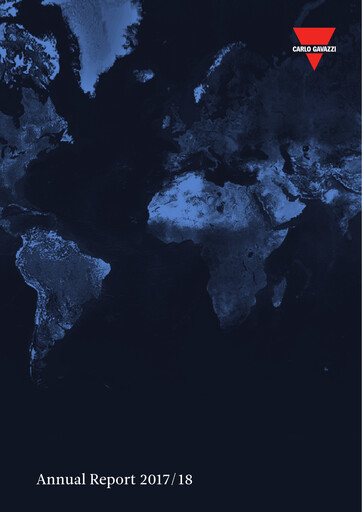 Thumbnail Carlo Gavazzi Holding Annual Report 2017-2018