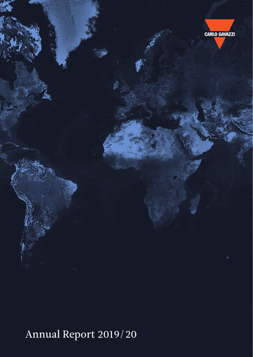 Thumbnail Carlo Gavazzi Holding Annual Report 2019-2020