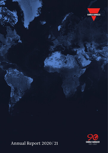 Thumbnail Carlo Gavazzi Holding Annual Report 2020-2021