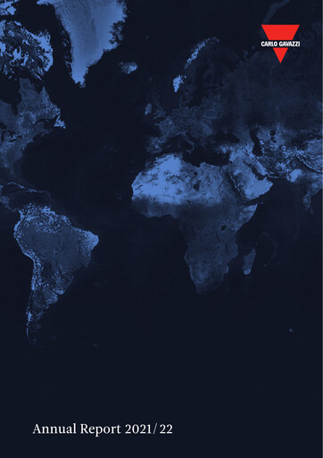 Thumbnail Carlo Gavazzi Holding Annual Report 2021-2022