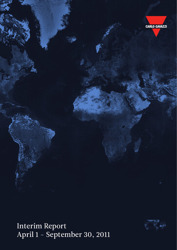 Vorschaubild Carlo Gavazzi Holding Halbjahresbericht 2011-2012-h1