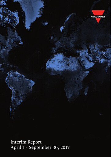 Vorschaubild Carlo Gavazzi Holding Halbjahresbericht 2017-2018-h1