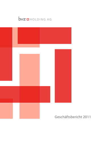 Thumbnail BVZ Holding Annual Report 2011
