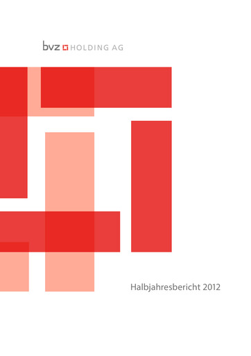 Thumbnail BVZ Holding Half-year Report 2012-h1