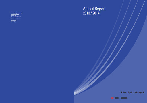 Vorschaubild Private Equity Holding Jahresbericht 2013-2014