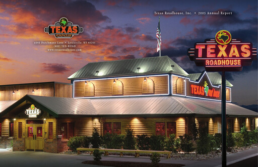 Thumbnail Texas Roadhouse
 Annual Report 2005