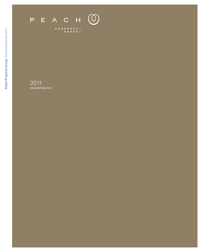 Miniature Peach Property Group AG Rapport annuel 2011