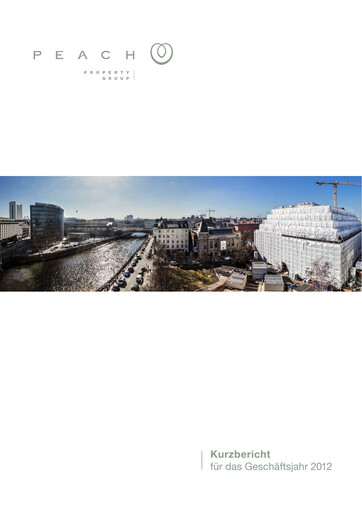 Miniature Peach Property Group AG Rapport financier 2012