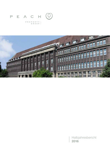 Miniature Peach Property Group AG Rapport semestriel 2016-h1