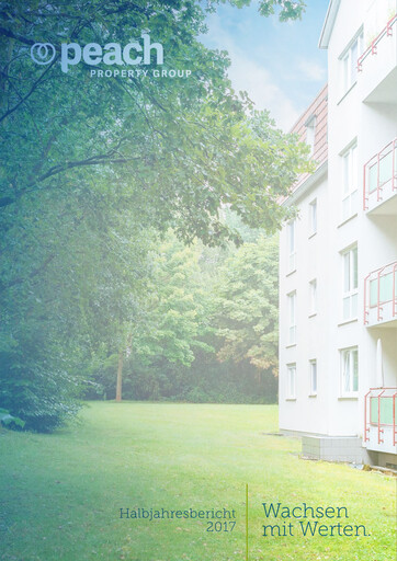 Miniature Peach Property Group AG Rapport semestriel 2017-h1