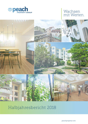 Miniature Peach Property Group AG Rapport semestriel 2018-h1