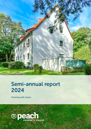 Miniature Peach Property Group AG Rapport semestriel 2024-h1