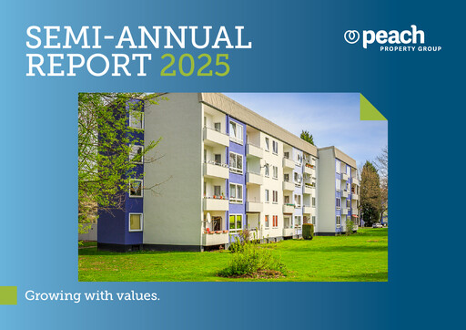 Miniature Peach Property Group AG Rapport semestriel 2025-h1