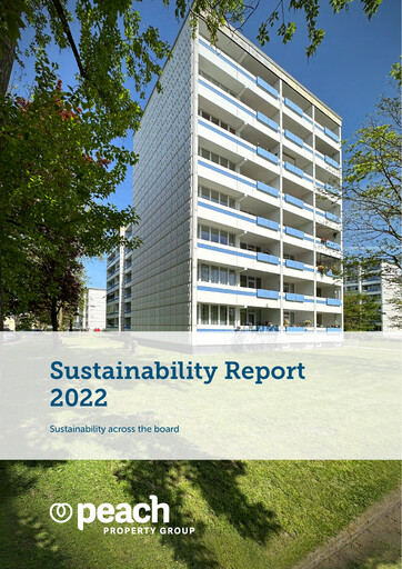 Thumbnail Peach Property Group AG Sustainability Report 2022