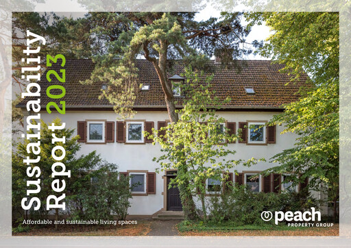 Thumbnail Peach Property Group AG Sustainability Report 2023