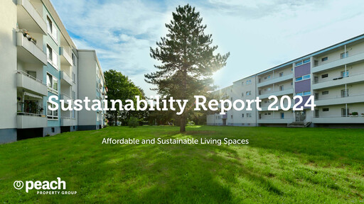 Thumbnail Peach Property Group AG Sustainability Report 2024